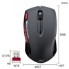 MA-WBL26BKR ワイヤレスブルーLEDマウス(ブラック×レッド) MA-WBL26BKR / ワイヤレスブルーLEDマウス(ブラック×レッド)