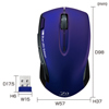 MA-WBL26NV ワイヤレスブルーLEDマウス(ネイビー) MA-WBL26NV / ワイヤレスブルーLEDマウス(ネイビー)