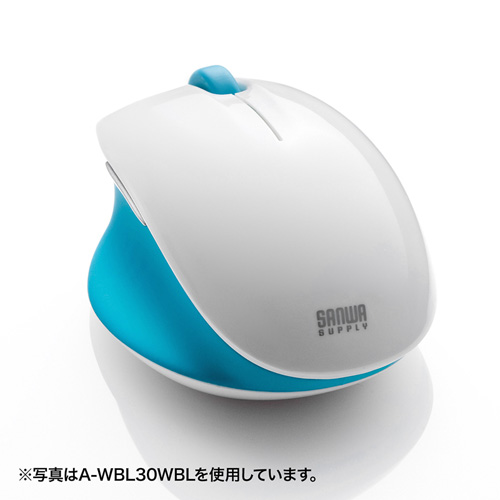 MA-WBL30R / ワイヤレスブルーLEDマウス（レッド）