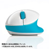 MA-WBL30WG ワイヤレスブルーLEDマウス(ライムグリーン&ホワイト) MA-WBL30WG / ワイヤレスブルーLEDマウス(ライムグリーン&ホワイト)