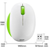 MA-WBL30WG ワイヤレスブルーLEDマウス(ライムグリーン&ホワイト) MA-WBL30WG / ワイヤレスブルーLEDマウス(ライムグリーン&ホワイト)