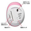 MA-WBL30WP ワイヤレスブルーLEDマウス(ピーチピンク&ホワイト) MA-WBL30WP / ワイヤレスブルーLEDマウス(ピーチピンク&ホワイト)