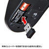 MA-WBL31S ワイヤレスブルーLEDマウス(シルバー) MA-WBL31S / ワイヤレスブルーLEDマウス(シルバー)