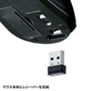 MA-WBL32BK 静音ワイヤレスブルーLEDマウス(ブラック) MA-WBL32BK / 静音ワイヤレスブルーLEDマウス(ブラック)