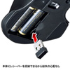 MA-WBL34BK ワイヤレスブルーLEDマウス(ブラック) MA-WBL34BK / ワイヤレスブルーLEDマウス(ブラック)