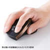 MA-WBL34BK ワイヤレスブルーLEDマウス(ブラック) MA-WBL34BK / ワイヤレスブルーLEDマウス(ブラック)