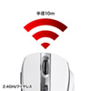 MA-WBL35W ワイヤレスブルーLEDマウス(ホワイト) MA-WBL35W / ワイヤレスブルーLEDマウス(ホワイト)