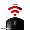 MA-WBL37BK ワイヤレスブルーLEDマウス(ブラック) MA-WBL37BK / ワイヤレスブルーLEDマウス(ブラック)
