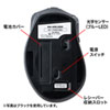 MA-WBL38R ワイヤレスブルーLEDマウス(レッド) MA-WBL38R / ワイヤレスブルーLEDマウス(レッド)