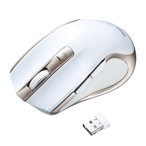 MA-WBL38W / ワイヤレスブルーLEDマウス(ホワイト)