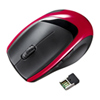 MA-WBL8R ワイヤレススーパーブルーLEDマウス(レッド) MA-WBL8R / ワイヤレススーパーブルーLEDマウス(レッド)
