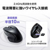 MA-WBLC127BK Type-Cワイヤレスマウス(ブラック) MA-WBLC127BK / Type-Cワイヤレスマウス(ブラック)