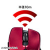 MA-WBLC127R Type-Cワイヤレスマウス(レッド) MA-WBLC127R / Type-Cワイヤレスマウス(レッド)