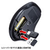 MA-WBLC169BK 静音ワイヤレスブルーLEDマウス MA-WBLC169BK / 静音ワイヤレスブルーLEDマウス