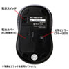MA-WBLC41R ワイヤレスType-CブルーLEDマウス(レッド) MA-WBLC41R / ワイヤレスType-CブルーLEDマウス(レッド)