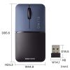 MA-WBS310NV 静音ワイヤレスブルーLEDマウス SLIMO (充電式・USB A・ネイビー) MA-WBS310NV / 静音ワイヤレスブルーLEDマウス SLIMO (充電式・USB A・ネイビー)
