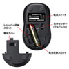MA-WBS311DS 静音ワイヤレスブルーLEDマウス(ダークシルバー) MA-WBS311DS / 静音ワイヤレスブルーLEDマウス(ダークシルバー)