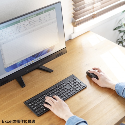 MA-WBS530BK / 静音ワイヤレスマウス（チルトホイール・高速スクロール）