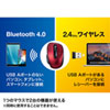 MA-WBTBL135R ワイヤレスブルーLEDコンボマウス(レッド) MA-WBTBL135R / ワイヤレスブルーLEDコンボマウス(レッド)