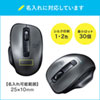 MA-WBTBL135R ワイヤレスブルーLEDコンボマウス(レッド) MA-WBTBL135R / ワイヤレスブルーLEDコンボマウス(レッド)