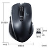 MA-WBTBL192BK 高速スクロールハイパーブルーLEDマウス MA-WBTBL192BK / 高速スクロールハイパーブルーLEDマウス