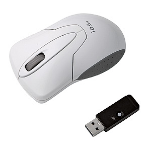 MA-WH103PW / 2.4Gワイヤレスマウス イオスgd(ピアノホワイト)