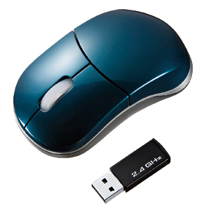 MA-WH112BL / 2.4Gワイヤレスオプティカルマウス(ブルー)