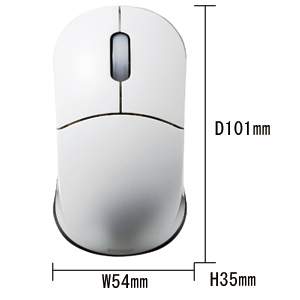 MA-WH112W / 2.4Gワイヤレスオプティカルマウス(ホワイト）