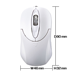 MA-WH114W / ワイヤレス光学式マウス（ホワイト）