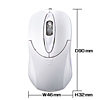 MA-WH114W ワイヤレス光学式マウス(ホワイト) MA-WH114W / ワイヤレス光学式マウス(ホワイト)
