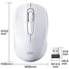 MA-WH126W ワイヤレス光学式マウス(ホワイト) MA-WH126W / ワイヤレス光学式マウス(ホワイト)