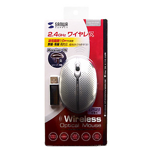 MA-WH24S / 2.4Gワイヤレスマウス（シルバー）