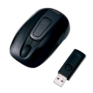 MA-WH67BK / USB充電式ワイヤレスマウス(ブラック)