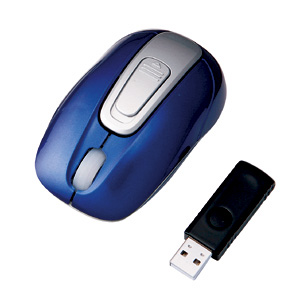 MA-WH67BL / USB充電式ワイヤレスマウス（ブルー）