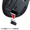 MA-WHLS1 心拍センサー付きワイヤレスブルーLEDマウス MA-WHLS1 / 心拍センサー付きワイヤレスブルーLEDマウス