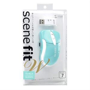 MA-WHSFBL ワイヤレス光学式マウス scene fit(ブルー) MA-WHSFBL / ワイヤレス光学式マウス scene fit(ブルー)