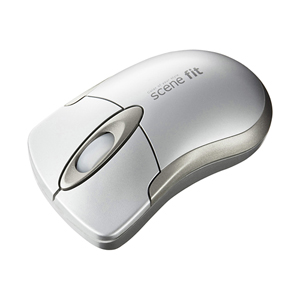 MA-WHSFS / ワイヤレス光学式マウス scene fit(シルバー)