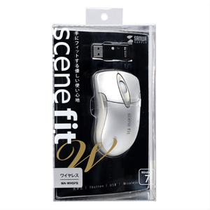 MA-WHSFS ワイヤレス光学式マウス scene fit(シルバー) MA-WHSFS / ワイヤレス光学式マウス scene fit(シルバー)