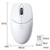 MA-WIR151W 静音ワイヤレス抗菌・防水マウス MA-WIR151W / 静音ワイヤレス抗菌・防水マウス