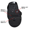 MA-WLS70R ワイヤレスエルゴレーザーマウス(レッド) MA-WLS70R / ワイヤレスエルゴレーザーマウス(レッド)