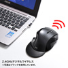 MA-WLS70R ワイヤレスエルゴレーザーマウス(レッド) MA-WLS70R / ワイヤレスエルゴレーザーマウス(レッド)