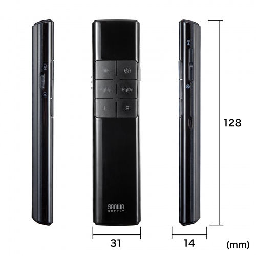 MA-WPR14BKN / タイマー付きプレゼンテーションマウス