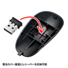 MA-WPR9BK ジャイロプレゼンテーションマウス(ブラック) MA-WPR9BK / ジャイロプレゼンテーションマウス(ブラック)