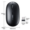 MA-WR187BK 静音ワイヤレスマウス(ブラック) MA-WR187BK / 静音ワイヤレスマウス(ブラック)