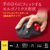 MA-WTB185BK ワイヤレストラックボール(静音・5ボタン・親指操作タイプ) MA-WTB185BK / ワイヤレストラックボール(静音・5ボタン・親指操作タイプ)