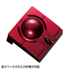 MA-WTB40R ワイヤレス光学式トラックボール(レッド) MA-WTB40R / ワイヤレス光学式トラックボール(レッド)