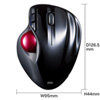 MA-WTB43BK ワイヤレスレーザートラックボール(ブラック) MA-WTB43BK / ワイヤレスレーザートラックボール(ブラック)