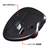 MA-WTB43BK ワイヤレスレーザートラックボール(ブラック) MA-WTB43BK / ワイヤレスレーザートラックボール(ブラック)