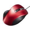 MA-YB518R 有線ブルーLEDマウス(5ボタン・レッド) MA-YB518R / 有線ブルーLEDマウス(5ボタン・レッド)