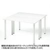 MDE-10060W フリースタイルデスク(ホワイト・幅1000×奥行き600×高さ720mm) MDE-10060W / フリースタイルデスク(ホワイト・幅1000×奥行き600×高さ720mm)